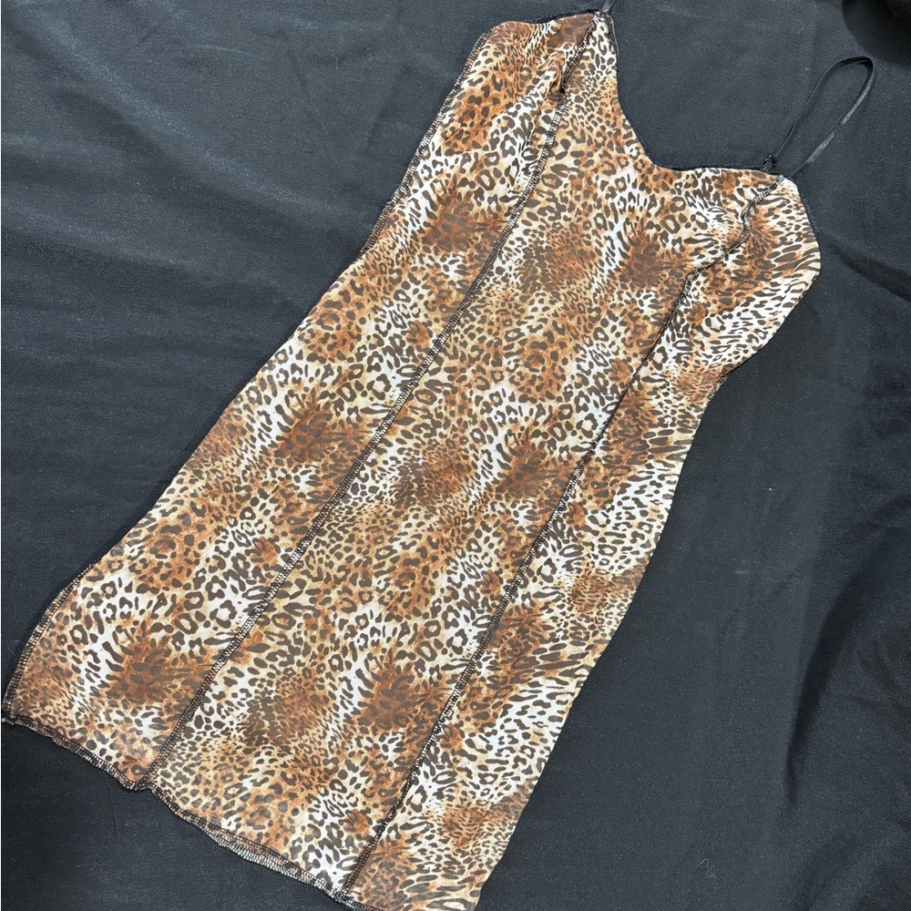 One Clothing Leopard Print Mini Dress
